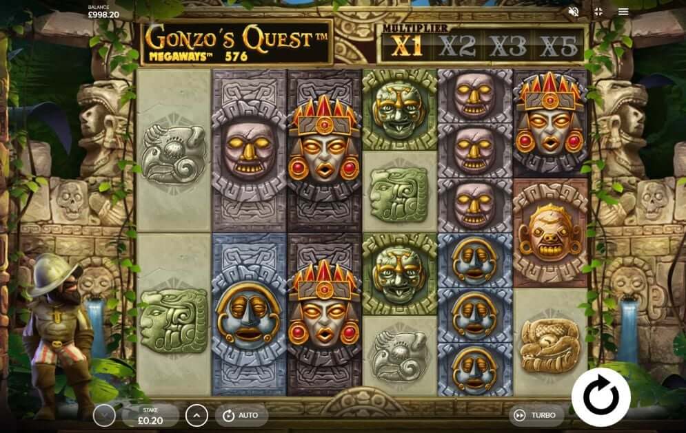 giao diện game slot Gonzo’s Quest Megaways