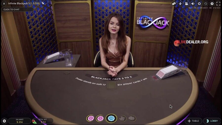 Infinite Blackjack