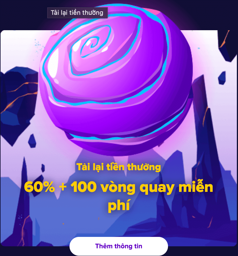 thưởng 100 vòng quay miễn phí sòng bài stelario casino