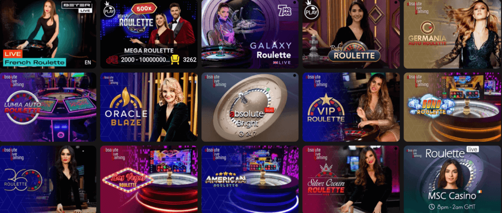 trò chơi roulette tại parimatch
