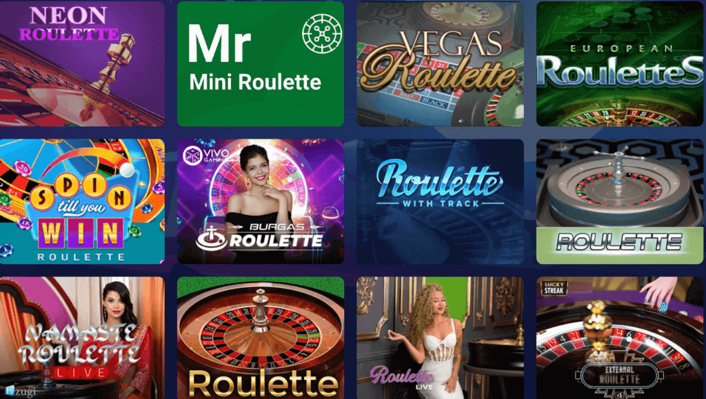 trò chơi roulette tại stelario