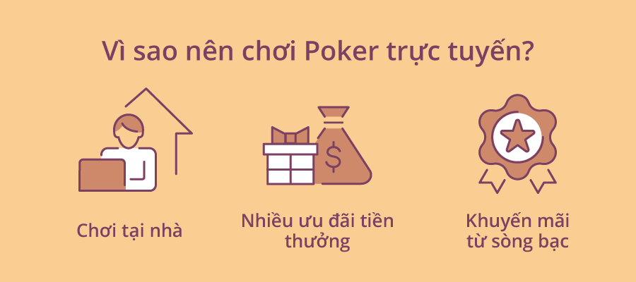 Vì sao nên chơi Poker trực tuyến?